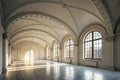 Conceptual interior with arched ceiling Royalty Free Stock Photo