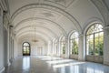 Conceptual interior with arched ceiling Royalty Free Stock Photo