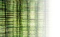 Abstract data storage image with layered stacks of translucent green gold DVD and CD computer storage disks Royalty Free Stock Photo