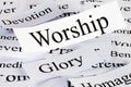 Worship Concept in Words