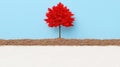 Conceptual Perspective of Tree Development Symbolism Royalty Free Stock Photo