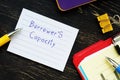 Conceptual photo about Borrower`S Capacity with handwritten phrase Royalty Free Stock Photo