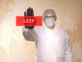 Conceptual photo about LEEP Loop electrosurgical excision procedure with written text Royalty Free Stock Photo