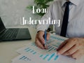 Conceptual photo about Loan Underwriting with handwritten phrase