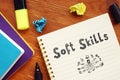 Conceptual photo about Soft Skills with written phrase