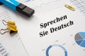 Conceptual photo about Sprechen Sie Deutsch with written phrase