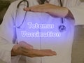 Conceptual photo about Tetanus Vaccination with handwritten phrase