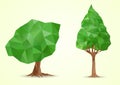 Conceptual polygonal geometric tree