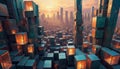 Futuristic Cubic Architecture