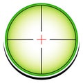 Conceptual reticle (crosshair) icon.