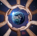 Conceptual symbol of the Earth Royalty Free Stock Photo
