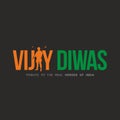 Conceptual Template Design for Vijay Diwas. An Indian Military Victory Day.