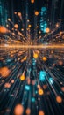Conceptual Visualization of Dynamic Data Flow and Digital Transformation