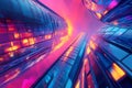 Conceptual visualization of a futuristic skyscraper