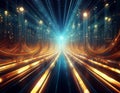 A conceptual visualization of mining data flow as streams