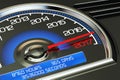 Conceptual 2017 year speedometer
