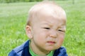 Concerned Asian American Multiethnic Boy Royalty Free Stock Photo