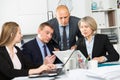 Worried team working at office Royalty Free Stock Photo