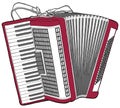 Concert Accordion Royalty Free Stock Photo