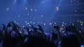 Concert in blue lights
