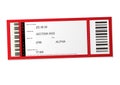 Concert event ticket Royalty Free Stock Photo