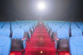 Concert film seat premiere Royalty Free Stock Photo