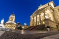 Concert hall berlin at Gendarmenmarkt at night Royalty Free Stock Photo