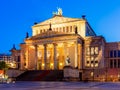 Concert Hall (Konzerthaus) on Gendarmenmarkt square at night, Berlin, Germany Royalty Free Stock Photo