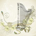 Concert harp