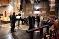 Concert inside a church