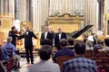 Concert inside a church