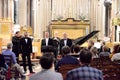 Concert inside a church