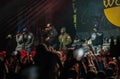 Concert of legendary rap band Wu Tang Clan from USA