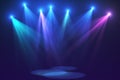 Concert lights (super high resolution) Royalty Free Stock Photo