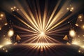 Concert party background with a bright light flare Royalty Free Stock Photo