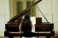 Concert Pianist at the Piano Royalty Free Stock Photo