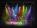 concert scene with lights Royalty Free Stock Photo