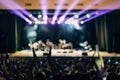 Concert Scene Lights People Full House Royalty Free Stock Photo