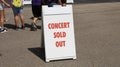 Concert, Sold Out Royalty Free Stock Photo