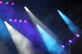 Concert Strobe Lights Royalty Free Stock Photo