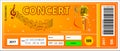 Concert ticket