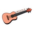 Concert Ukulele - Hawaiian string musical instrument