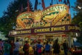 Concession stand with people at the county fair Royalty Free Stock Photo