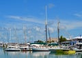 Boats and yachts at Conch Harbor Marina in Key West September 2017