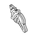 conch sea shell beach isometric icon vector illustration Royalty Free Stock Photo