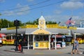 Conch Tour Train tickets booth in Key West