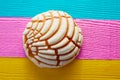 Conchas Mexican sweet bread traditional