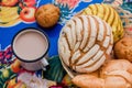 Conchas Mexico, mexican sweet bread traditional bakery of Mexico Royalty Free Stock Photo