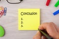 Conclusion Checklist Concept Royalty Free Stock Photo