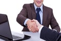 Conclusion of job interview Royalty Free Stock Photo